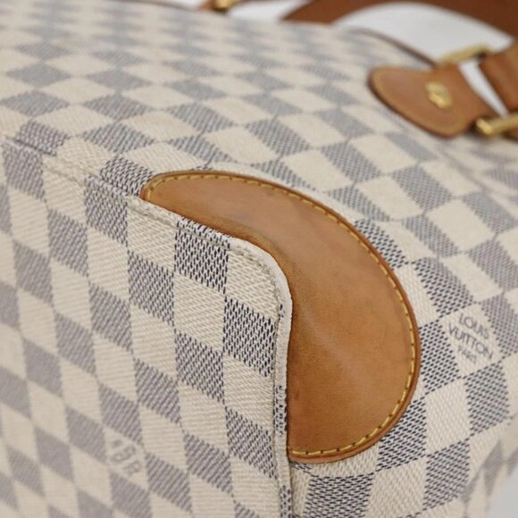 LOUIS VUITTON Damier Azur Hampstead PM Tote Bag N51207 LV Auth BA6345 - Picture 5 of 16